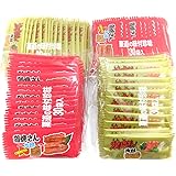 菓道 蒲焼さん太郎（60枚：2袋分）＋ 焼肉さん太郎（60枚：2袋分）の２種（計120枚）セット