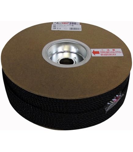 ユタカ　PEカラーロープ ドラム巻 ホワイト 12mm×100m ユタカ ポリエチレンロープドラム巻 12mm×100m ブルー＿ の