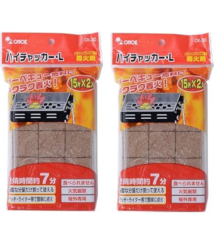 Amazon | 尾上製作所(ONOE) 着火剤 ハイチャッカー Sサイズ CK-9 5個