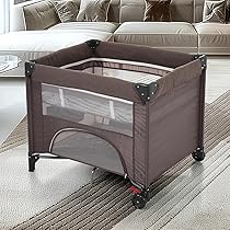 Amazon.co.jp: Kennkari ベビーベッド ベビーサークル