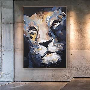 そのため ヒョウ親子 動物絵 絵画 油絵 インテリア の通販 By Runa Shop ラクマ かける Pediatrichealthcarenw Com