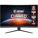 MSI G27C4X 27 Curved Gaming Monitor, 1920 x 1080 (FHD), 1ms, 250Hz, FreeSync, HDMI, DisplayPort, Anti-Flicker, Anti-Glare, HD