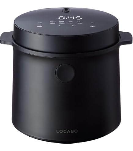 Amazon | LOCABO:V 糖質カット炊飯器 5合対応モデル（ホワイト 
