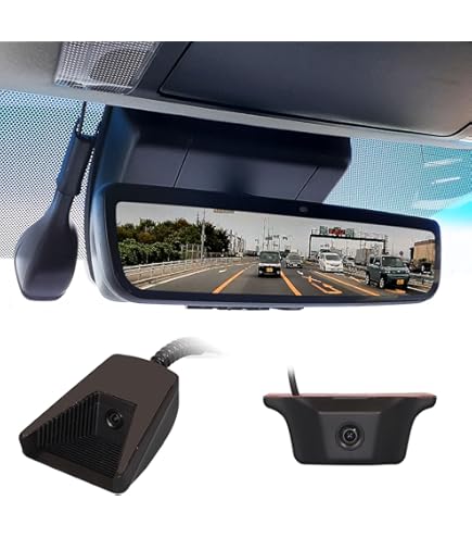 Amazon.co.jp: MAXWIN ドライブレコーダー ミラー型 前後 2カメラ 分離