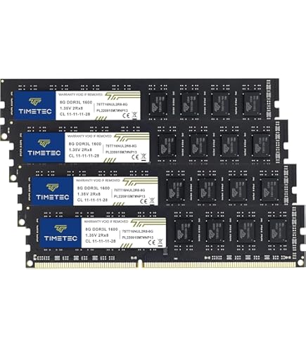 TEAMGROUP Elite DDR3 32GB Kit (4x8GB) 1600MHz (PC3-12800) CL11