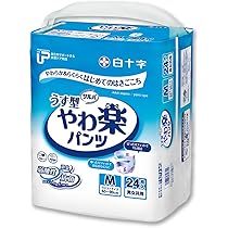 Amazon | 白十字 PUサルバ やわ楽パンツ Mサイズ 24枚 大人用おむつ