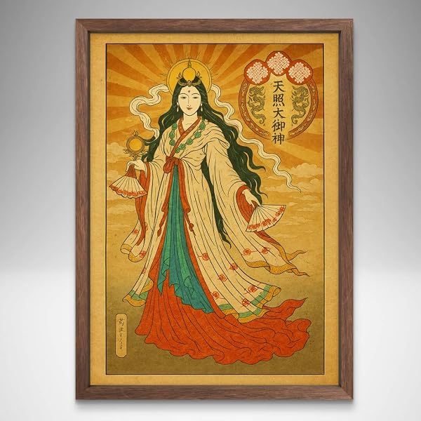 Amazon.co.jp: [神道の心を伝える] 天照大神キーホルダー : ファッション