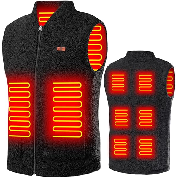 電熱ベスト バッテリー 発熱ベスト 3段温度調整 前後独立制御 防寒 電熱ベスト 17箇所発熱 バッテリー選択可 前後独立温度制御 3