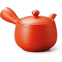 朱泥 急須 ⑥ 常滑焼 | JINSUI 朱泥急須 桶形 390ml 2~3人用 [愛知] | afugi