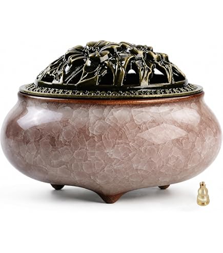 Amazon.co.jp: 高岡銅器 香炉 獅子蓋 三つ脚 銅製 中国 高さ13cm 箱