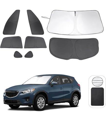 Windabweiser Außenmontage für Mazda CX5 2011-2017 CT 5 Türen - 4 Stk. Vorderseite und hinten