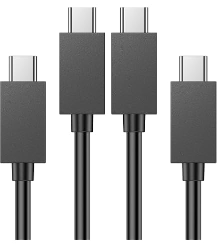 BrightOn Pacchetto Cavi Ottimizzato Per PS5 PRO - HDMI 2.1 8K, Ethernet CAT 7, Ricarica USB-C (3 Cavi Da 2m)