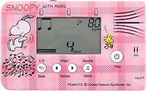 Amazon Snoopy With Music Stm 12p チューナー 楽器 音響機器