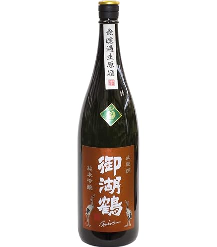 Amazon.co.jp: 御湖鶴 純米大吟醸 山田錦 [ 日本酒 長野県 ] (720ml 箱