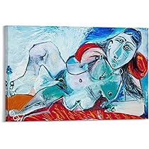 Amazon.co.jp: パブロ・ピカソ《首飾りをした裸婦》 アート