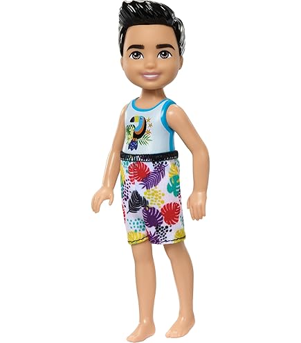 Barbie Chelsea Doll, Small Boy Doll Wearing Removable One-Piece With D – Cocoland Toys