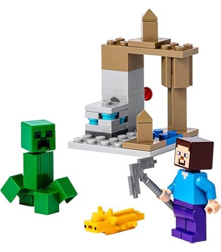 Amazon.co.jp: レゴ(LEGO) マインクラフト クリーパーとの対決 21177 