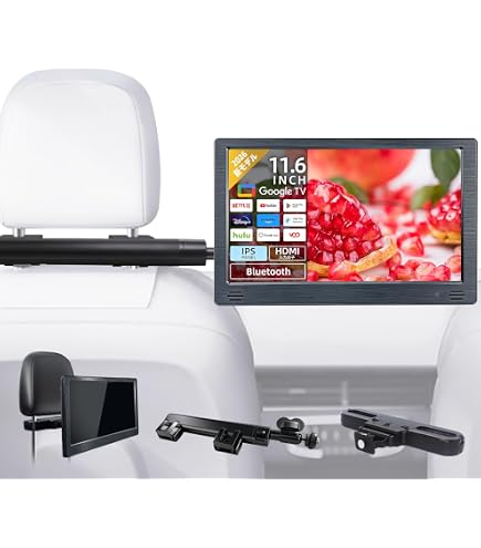 K*o様 大画面11.6インチ！HDMI搭載ヘッドレストモニター！2台セット！動 Amazon.co.jp: 【公式】SAKUKA ヘッドレストモニター Android TV 搭載