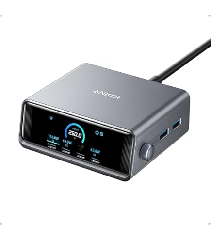 Anker USB-C Hub, 10-in-1 Aluminum Monitor Stand with 100W PD