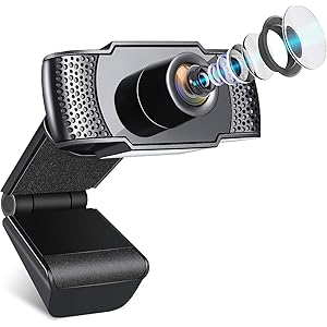 Luibor Webカメラ ウェブカメラ ドライバー不要 マイク内蔵 200万画素 コンパクト フルHD 1080P/3…