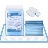 Clevinger Disposable Bed Underpads, 90x60cm Disposable Incontinence Bed Pads, Multi-Layered Ultra Thick Super Absorbent Prote