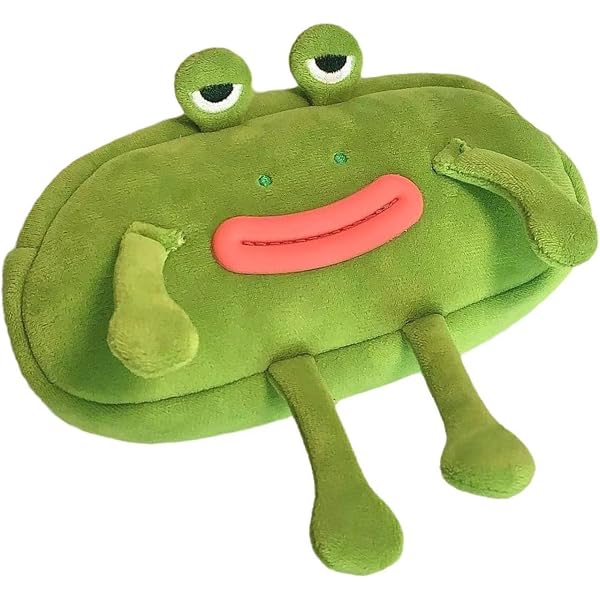 Amazon.co.jp: カエルの筆箱、ノベルティ 大きな口 ぬいぐるみ カエル
