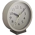 レムノス 置き時計 電波時計 グレー エムクロック m clock MK14-04 GY Lemnos