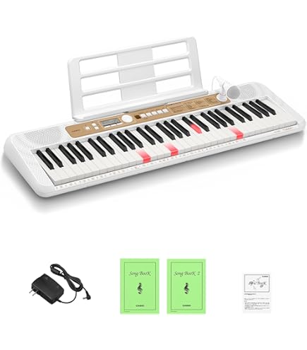 Amazon.co.jp: CASIO LK-330 光ナビゲーションキーボード 61鍵盤