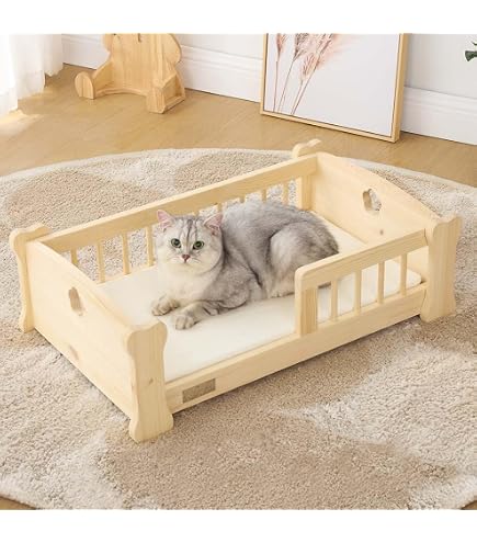 Amazon.co.jp: ドギーマン ウッディースタイル くつろぎキャットベッド