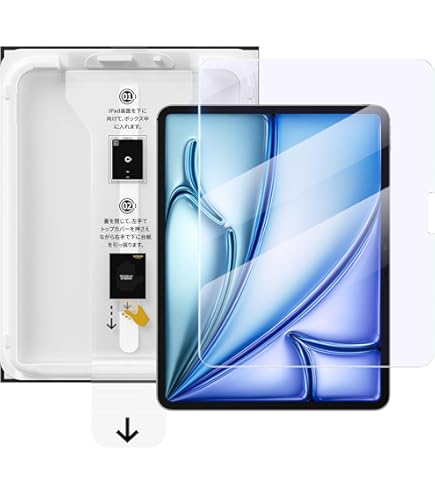 Amazon.co.jp: 「バリ楽Box」NIMASO ガラスフィルム iPad Air 11