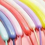 マカロンバルーン 100個 細長風船 アソート マジックバルーン 誕生日 結婚式 クリスマス パーティー 飾り付け
