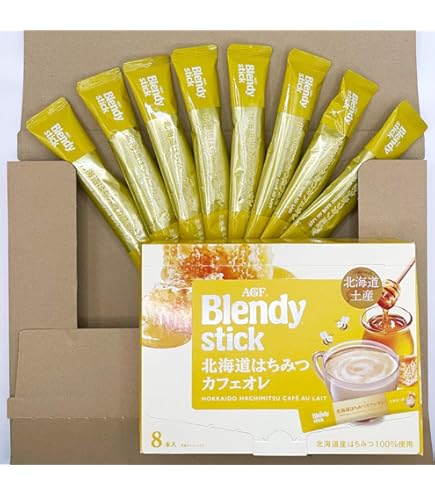 Amazon.co.jp: AGF ブレンディスティック 北海道ミルクカフェオレ 18g