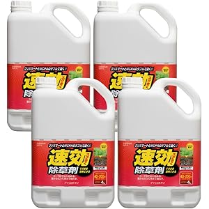 アイリスオーヤマ 除草剤 速効除草剤 4L SJS-4L 4個セット