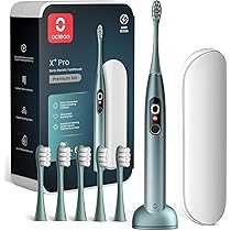 Oclean X Pro 電動歯ブラシ 本体 + ブラシヘッド 6個セット Amazon.co.jp: Oclean 電動歯ブラシ X Pro Set 歯科協会推奨