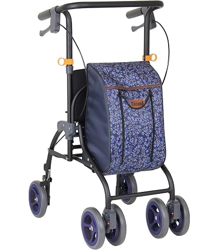 Amazon | シンフォニー SP スリム 花柄紺 | 島製作所 | シルバーカー