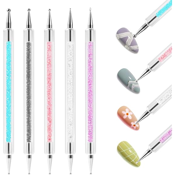 Amazon | LIKENNY ドットペン ネイルアート両頭用 ドット棒 ネイル筆