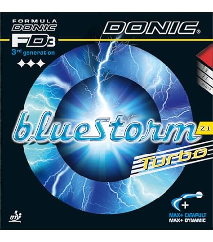 Amazon | DONIC(ドニック) 卓球 裏ソフト ラバー ブルーストーム Z2