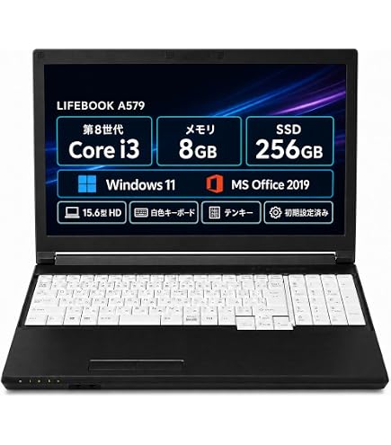 Amazon.co.jp: 【整備済み品】ノートパソコン 富士通 LIFEBOOK A579