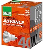 Amazon | ウシオ ダイクロハロゲン JDR110V30WLM/KUV-H50Φ ミラー付