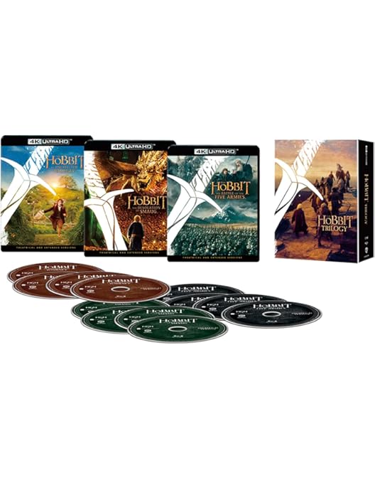 【新品未開封】ホビット トリロジーBOX 4K UHD 限定スチールブック Amazon.co.jp: ホビット トリロジーBOX 4K UHD 限定スチール