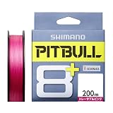 シマノ(SHIMANO) PEライン ピットブル8+ 200m LD-M61T 1号(23.1lb) トレーサブルピンク