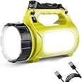 LE 1000lm Rechargeable Camping Lantern 3600mAh Power Bank Super Bright Flashlight 3 Modes Lamp Dimmable LED Spotlight 10W Out