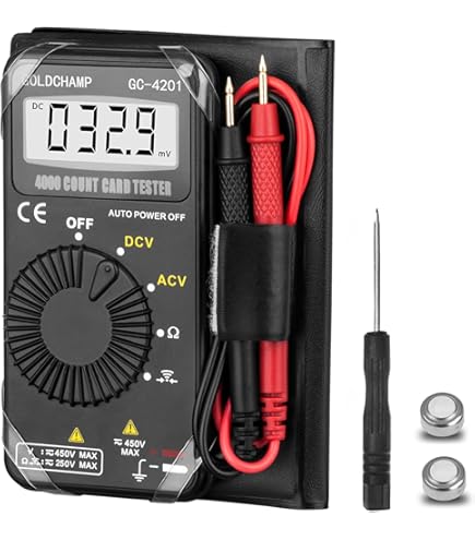 テスター Amazon | DTY オートレンジ AC/DC 電圧 電流 導通 抵抗 ポケット