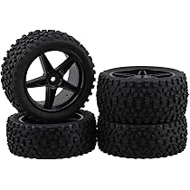 ⭐️かんむり⭐️ Amazon.co.jp: Mxfans 4個入れ ブラック ドット柄 ラバー タイヤ