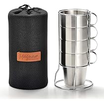 Amazon.co.jp: MAGNA(マグナ) SUS304 ステンレス食器セット キャンプ