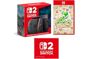 Nintendo Switch 2(日本語・国内専用) ＋ ヨッシーとフカシギの図鑑 -Switch2 【Amazon.co.jp限定】特典 Nintendo Switch 2 ロゴデザイン マイクロファイバークロス 同梱