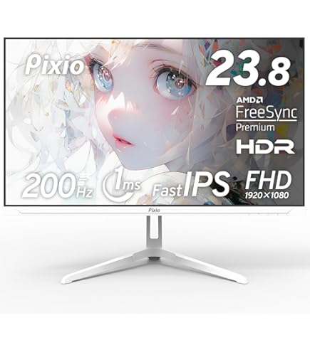 Amazon.co.jp: Pixio PX243 ゲーミングモニター 23.8インチ FHD VA  