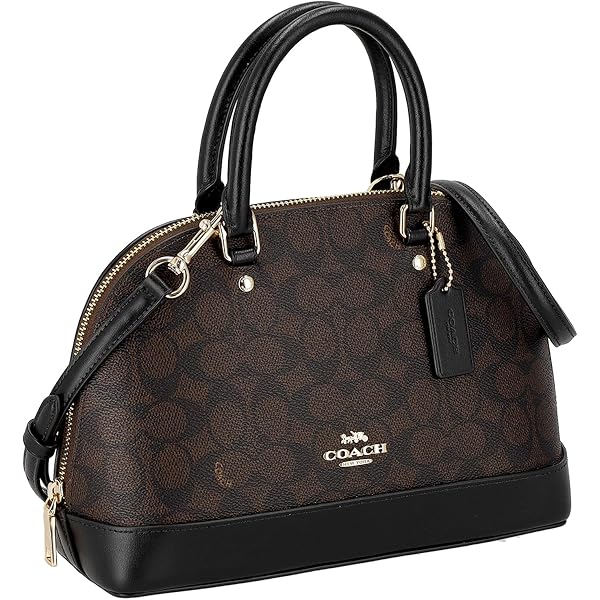 1円 □極美品□ COACH コーチ F10566 シグネチャー キャンバス×レザー 