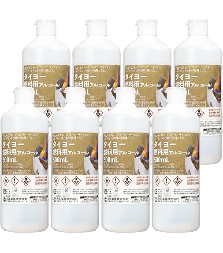 Amazon.co.jp: ケンエー 燃料用アルコール 500mL×5個セット : スポーツ