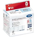 プラスハート からだふきぬれタオル 大判サイズ 30枚入(1枚入×30個) 防災備蓄 日本製 74940